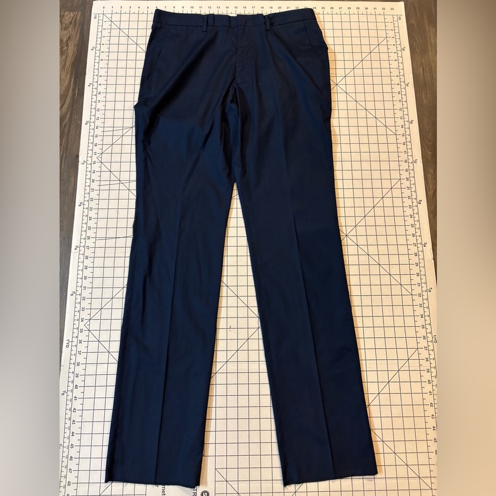 NWOT Bonobos Men’s Size 35 Navy Straight Fit Dress Slacks